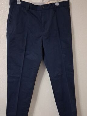 Zara Men's Navy Cotton Chinos